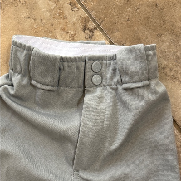 Rawlings Kids Gray Youth Baseball Pants - Picture 3 of 5
